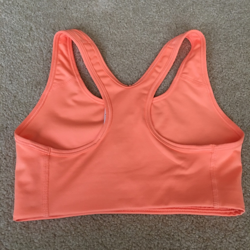 NIKE dri-FIT Tangerine Sports Bra - XSmall - Picture 2 of 5